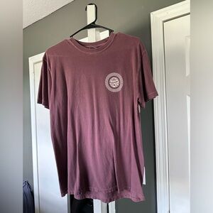 Nature Backs Short Sleeve T-shirt lavender graphic double sided